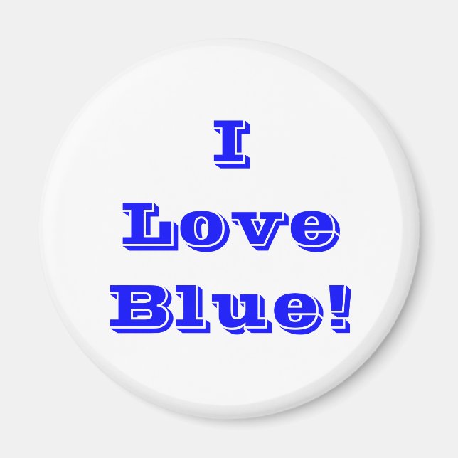 Magnet I Kärlek Blue (Framsidan)