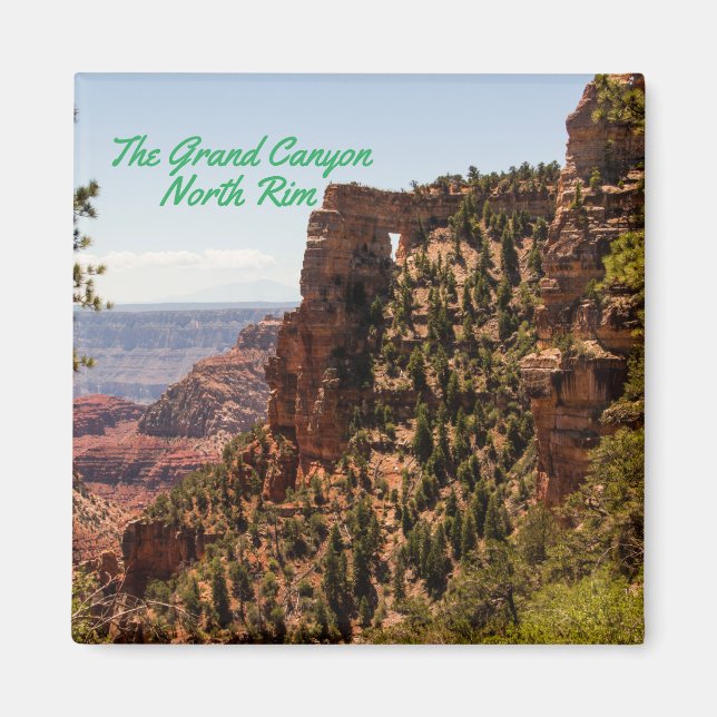Magnet i nationalparken Grand Canyon North Rim (Framsidan)