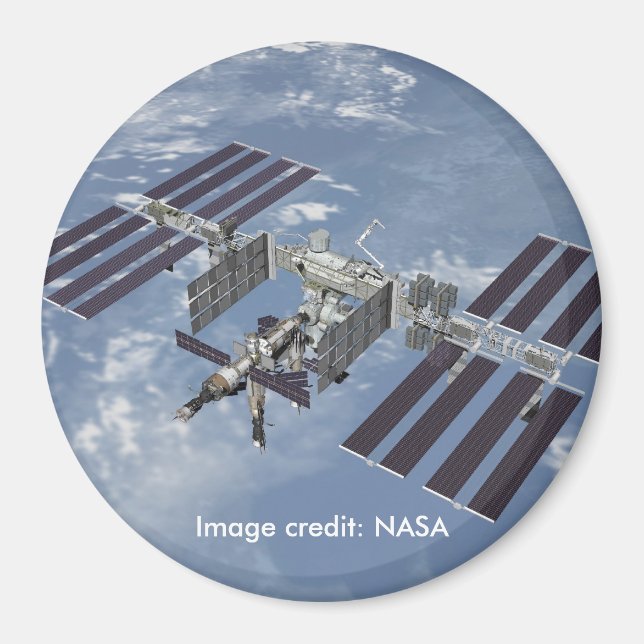 Magnet/Internationell Space Station Magnet (Framsidan)