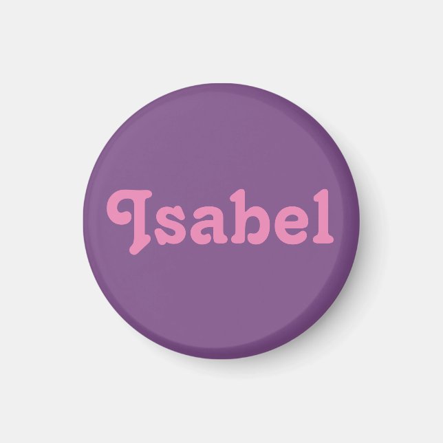 Magnet Isabel (Framsidan)