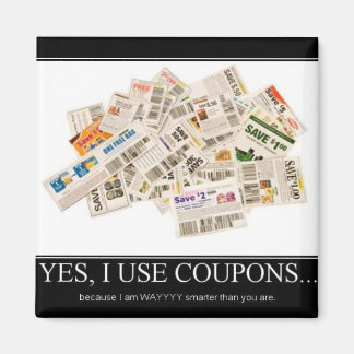 Magnet - jag användor kuponger för att jag är myck