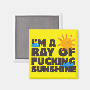 Magnet Jag är en stråle av jävla solsken Rolig