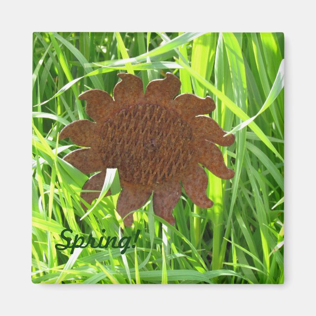 Magnet - Järn Solros (Framsidan)