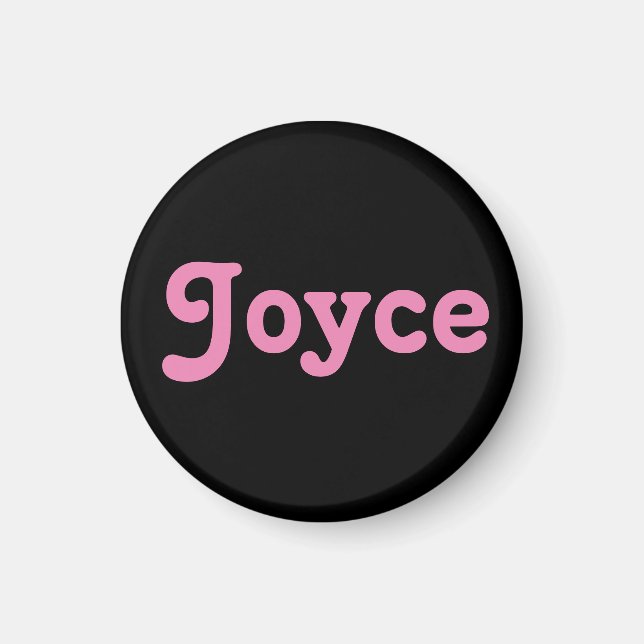 Magnet Joyce (Framsidan)