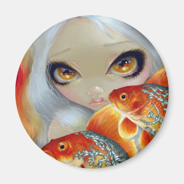 Magnet "judisk fisk: Silver och Guld" (Framsidan)