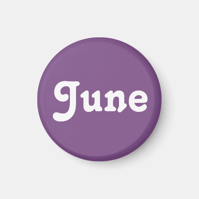 Magnet June (Framsidan)