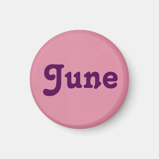 Magnet June (Framsidan)