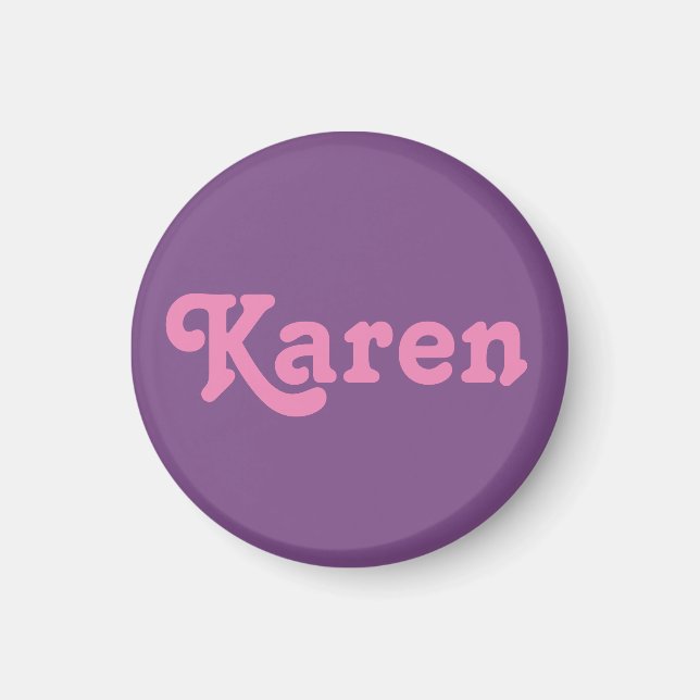 Magnet Karen (Framsidan)