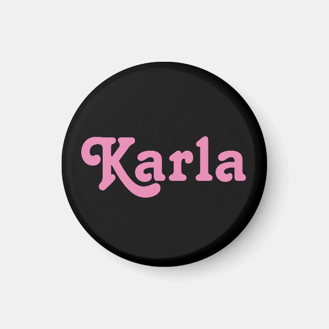 Magnet Karla (Framsidan)