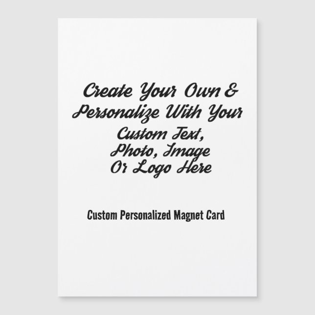 Magnet-kort för julafton - Helgdag för Personlig (Framsida)