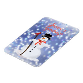 Magnet-kort för säsonhälsningar magnet