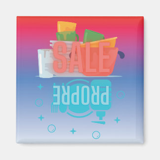 Magnet lave-vaisselle en français ’PropreSale’