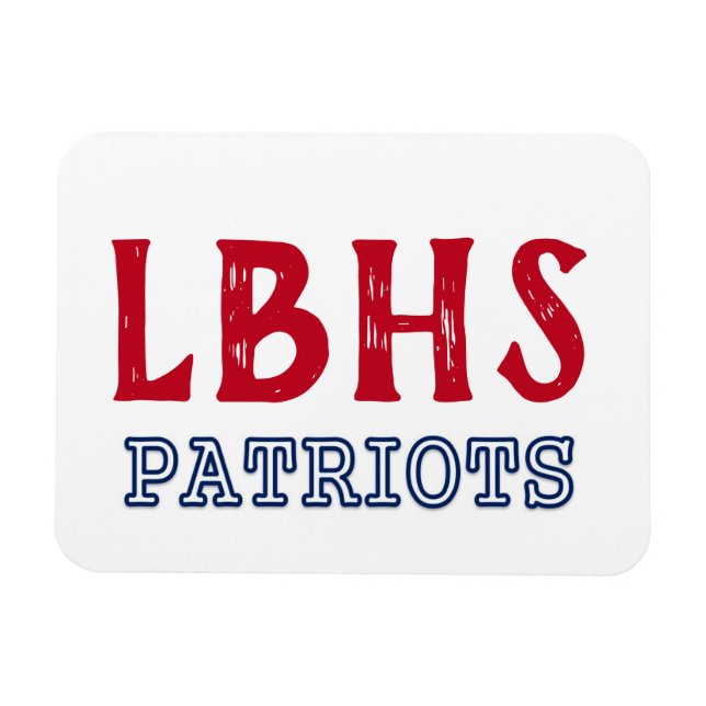 Magnet-LBHS Patriots Magnet (Horisontell)