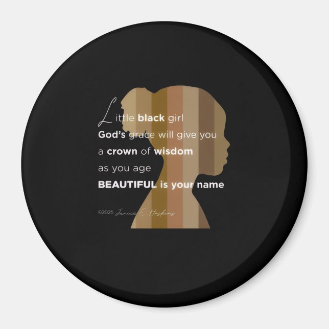 Magnet little black girl magnet (Framsidan)