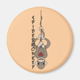 Magnet Locker för Sock monkey Spider Monkey Magnet
