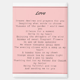 magnet- "Love" Magnet