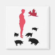 Magnet Lycklig Meal Vegeterian