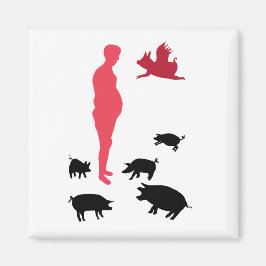 Magnet Lycklig Meal Vegeterian