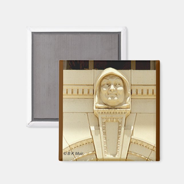 Magnet - Lycklig Munk (Front/Back)