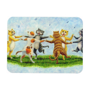 MAGNET MAGNET FÖR KATTDJURET CAT DANCE SINGING *An