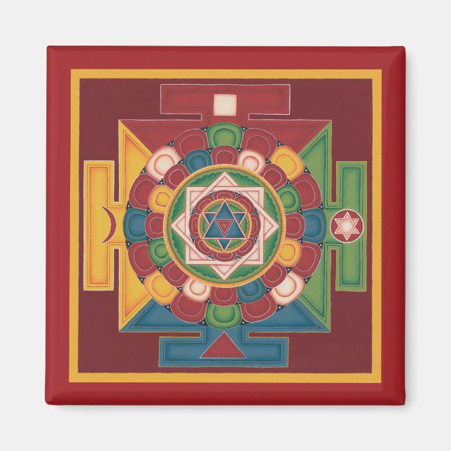 MAGNET Mandala för 5 Inslag (Framsidan)
