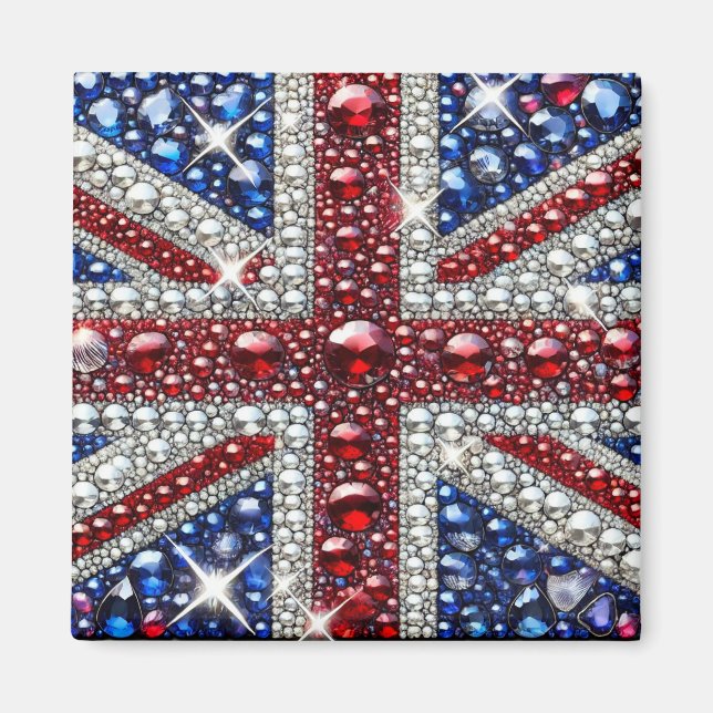 Magnet med British Färg Design (Framsidan)
