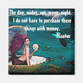 Magnet med citat av Plautus