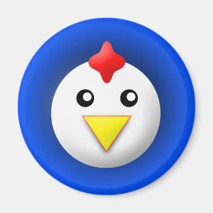 magnet med djur: höna