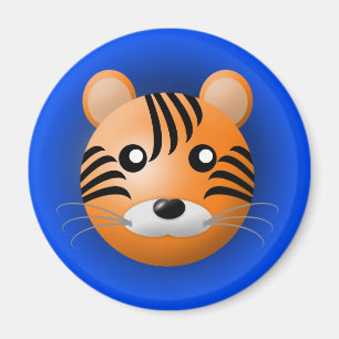 magnet med djur: tiger