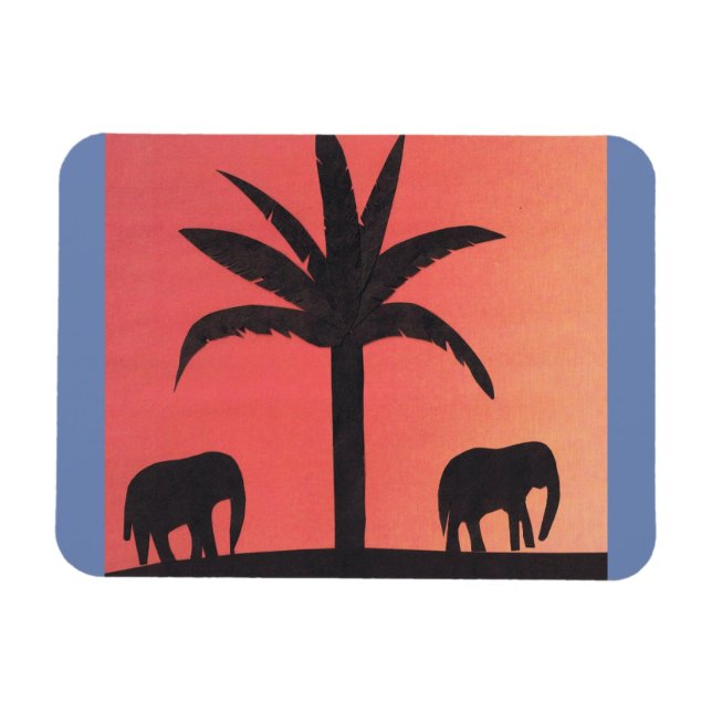 Magnet med Elephant Design (Horisontell)