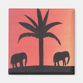 Magnet med Elephant Design