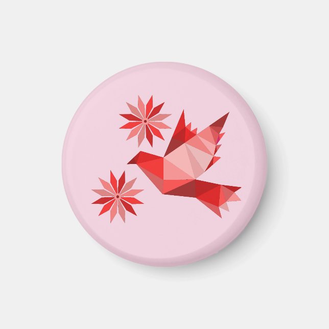 MAGNET MED FÅGLAR (Framsidan)