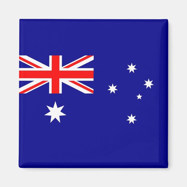 Magnet med Flagga av Australien (Framsidan)