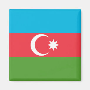 Magnet med Flagga av Azerbajdzjan
