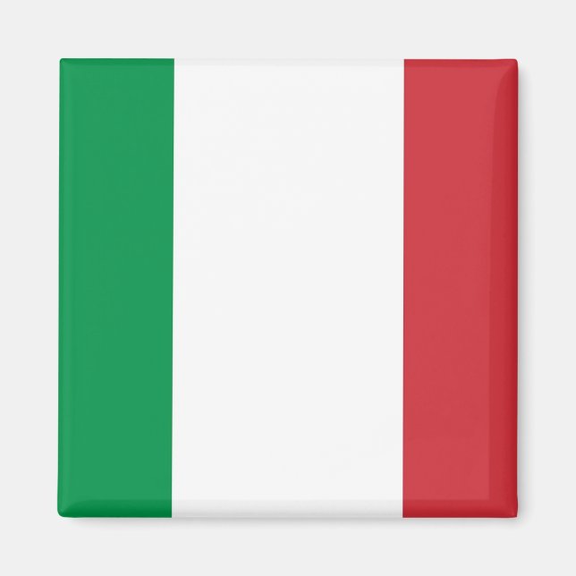 Magnet med Flagga av Italien (Framsidan)