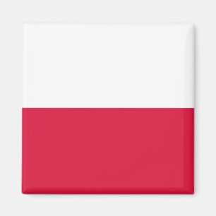 Magnet med flagga av Polen