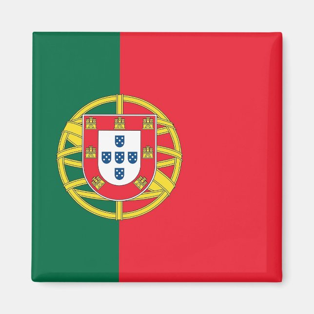 Magnet med Flagga av Portugal (Framsidan)