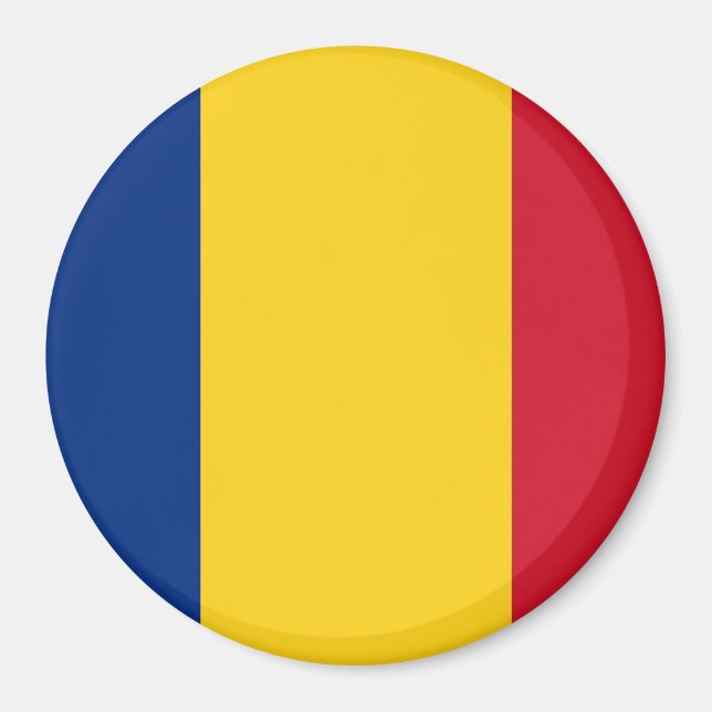 Magnet med Flagga av Rumänien (Framsidan)