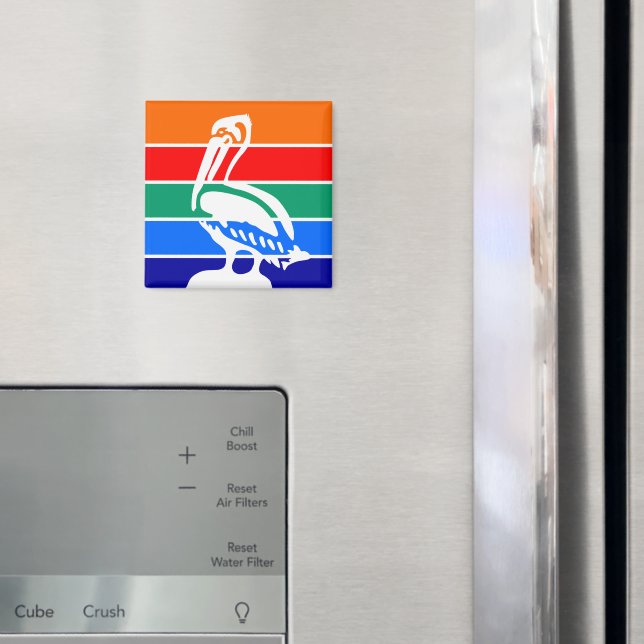 Magnet med Flagga av St. Petersburg, Florida (In Situ (Fridge))