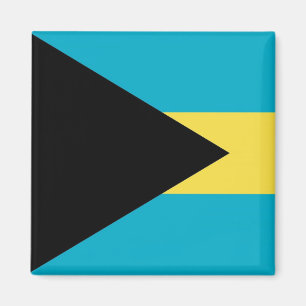 Magnet med Flagga Bahamas