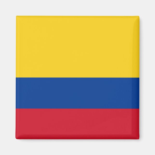 Magnet med Flagga Colombia (Framsidan)