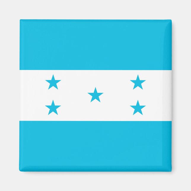 Magnet med Flagga Honduras (Framsidan)