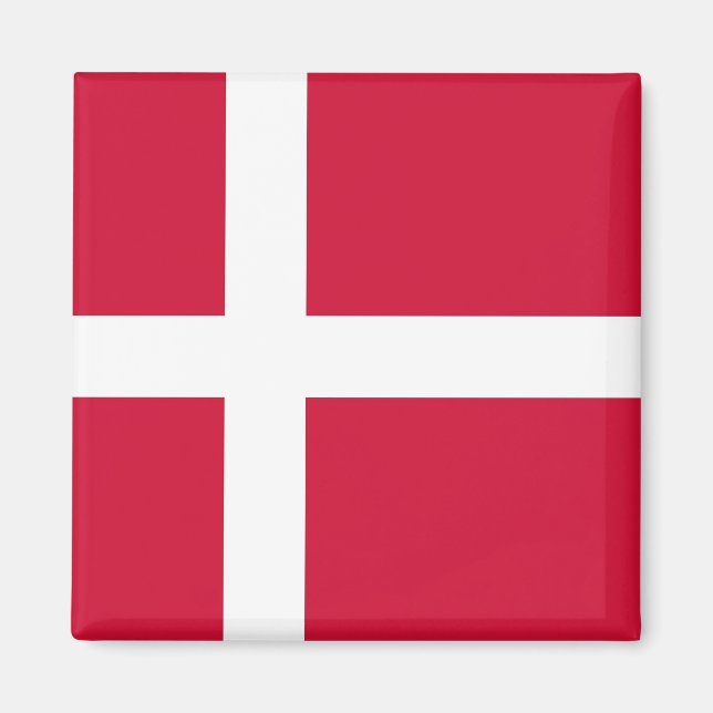 Magnet med Flagga i Danmark (Framsidan)