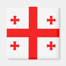 Magnet med Flagga i Georgien