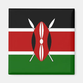 Magnet med Flagga i Kenya