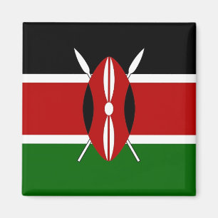 Magnet med Flagga i Kenya