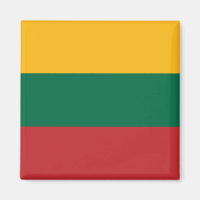 Magnet med Flagga i Litauen