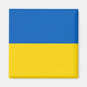 Magnet med Flagga i Ukraina