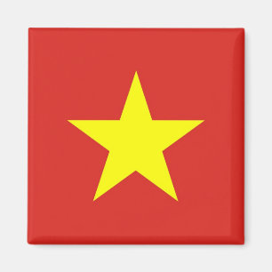 Magnet med Flagga i Vietnam