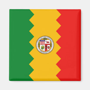 Magnet med Flagga Los Angeles, Kalifornien